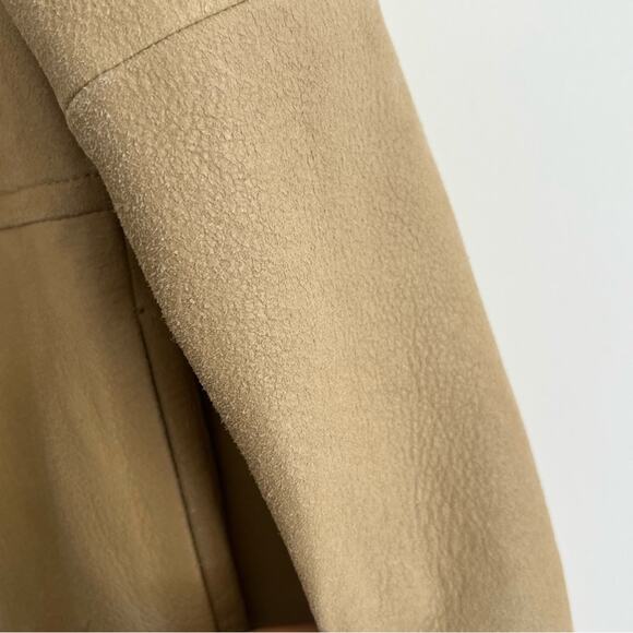 NEW NWT Reformation Veda Beck Leather Trench Coat - Picture 5 of 12